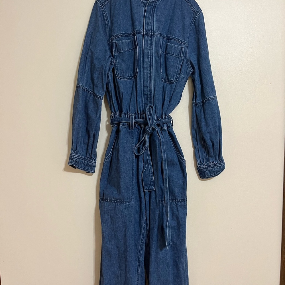 Old Navy Blue Denim Jumpsuit